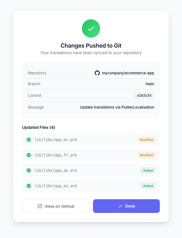 Sync to Git